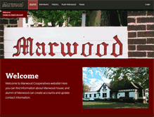 Tablet Screenshot of marwood.org